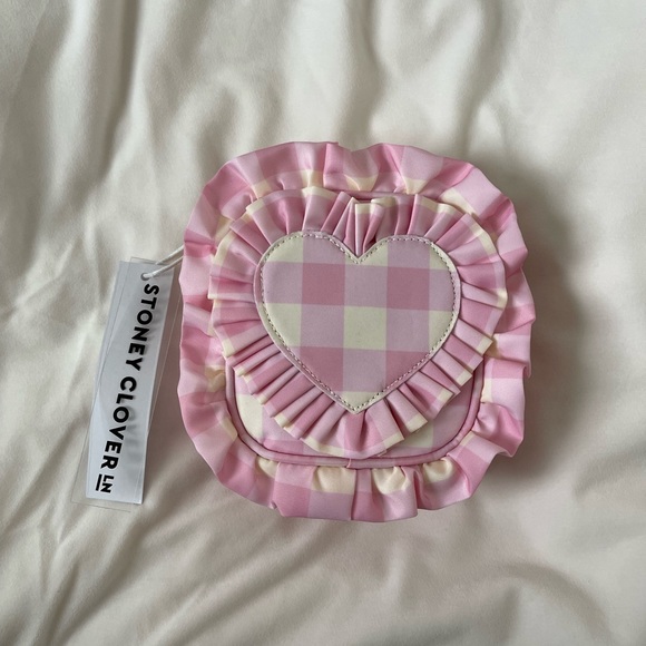 Stoney Clover Lane Handbags - Stoney Clover Lane Pastel Picnic Collection Mini Pouch in Watermelon NWT